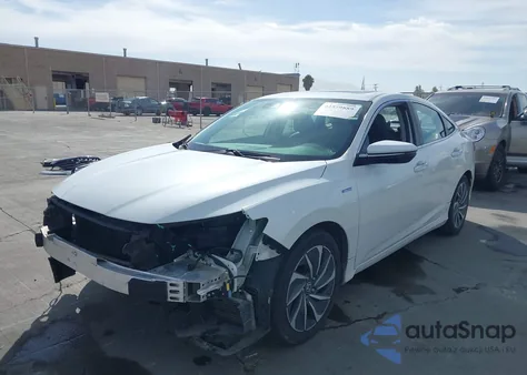 2020 Honda Insight Touring z USA, uszkodzony, nr VIN 19XZE4F91LE005631